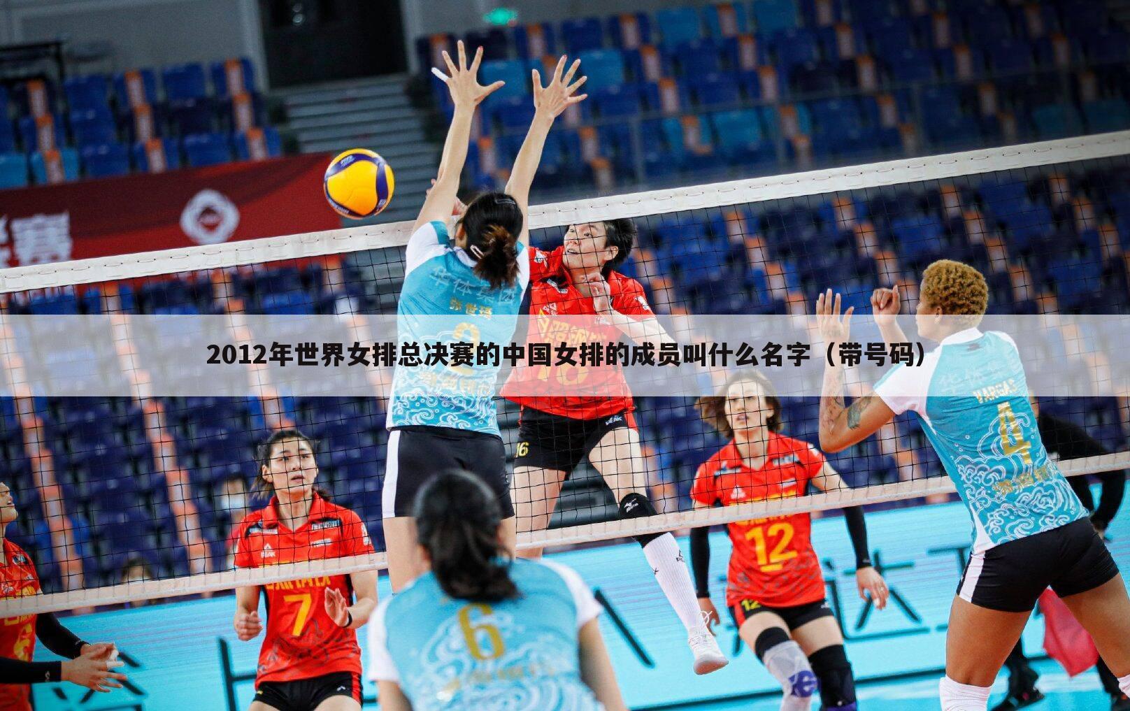 2012年世界女排总决赛的中国女排的成员叫什么名字（带号码）