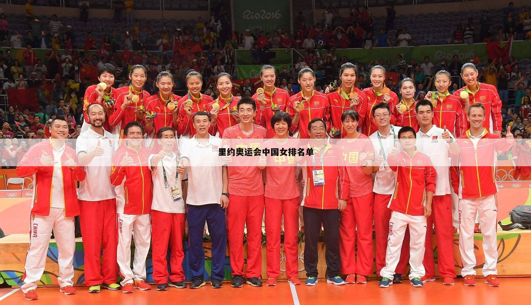 里约奥运会中国女排名单